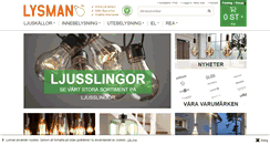 Desktop Screenshot of lysman.com
