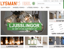 Tablet Screenshot of lysman.com